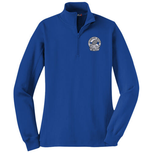 100 YRS - Ladies 1/4 Zip Sweatshirt Thumbnail