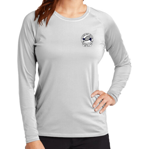 100% Cotton Ring Spun Tee - Ladies Long Sleeve Rashguard Tee Thumbnail